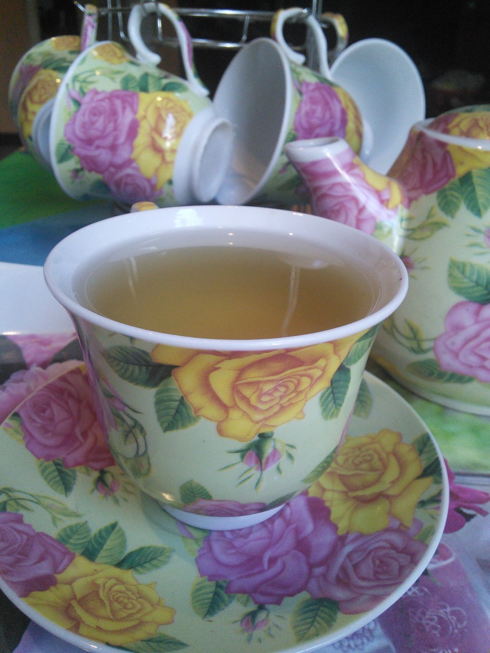 When serving tea, friendship is better than fine china