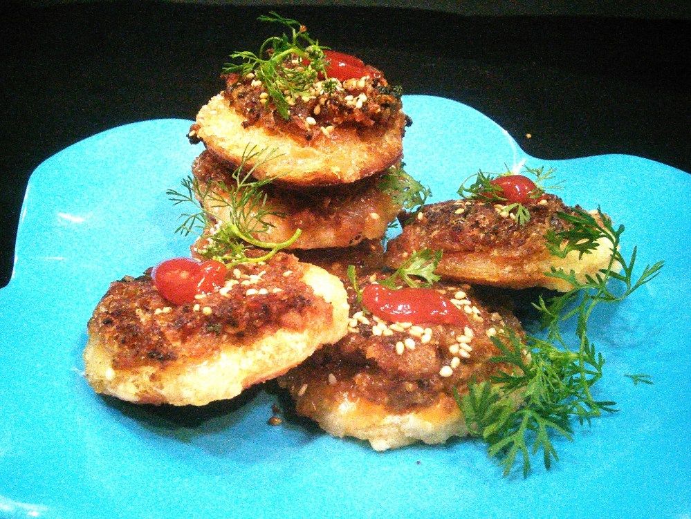 With mutton topping...