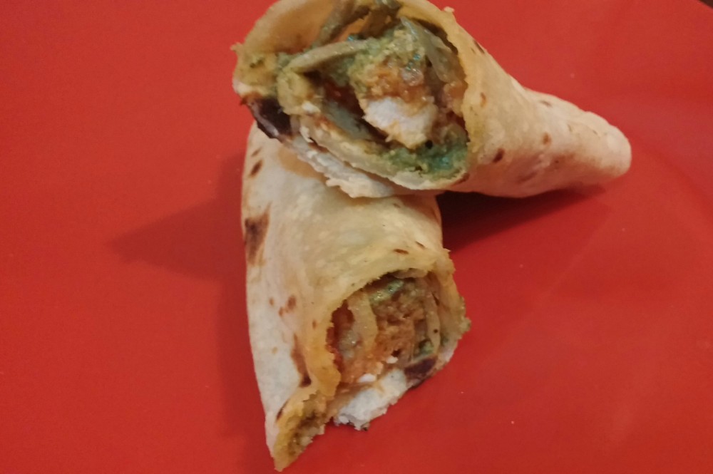 Juicy Chicken kathi rolls
