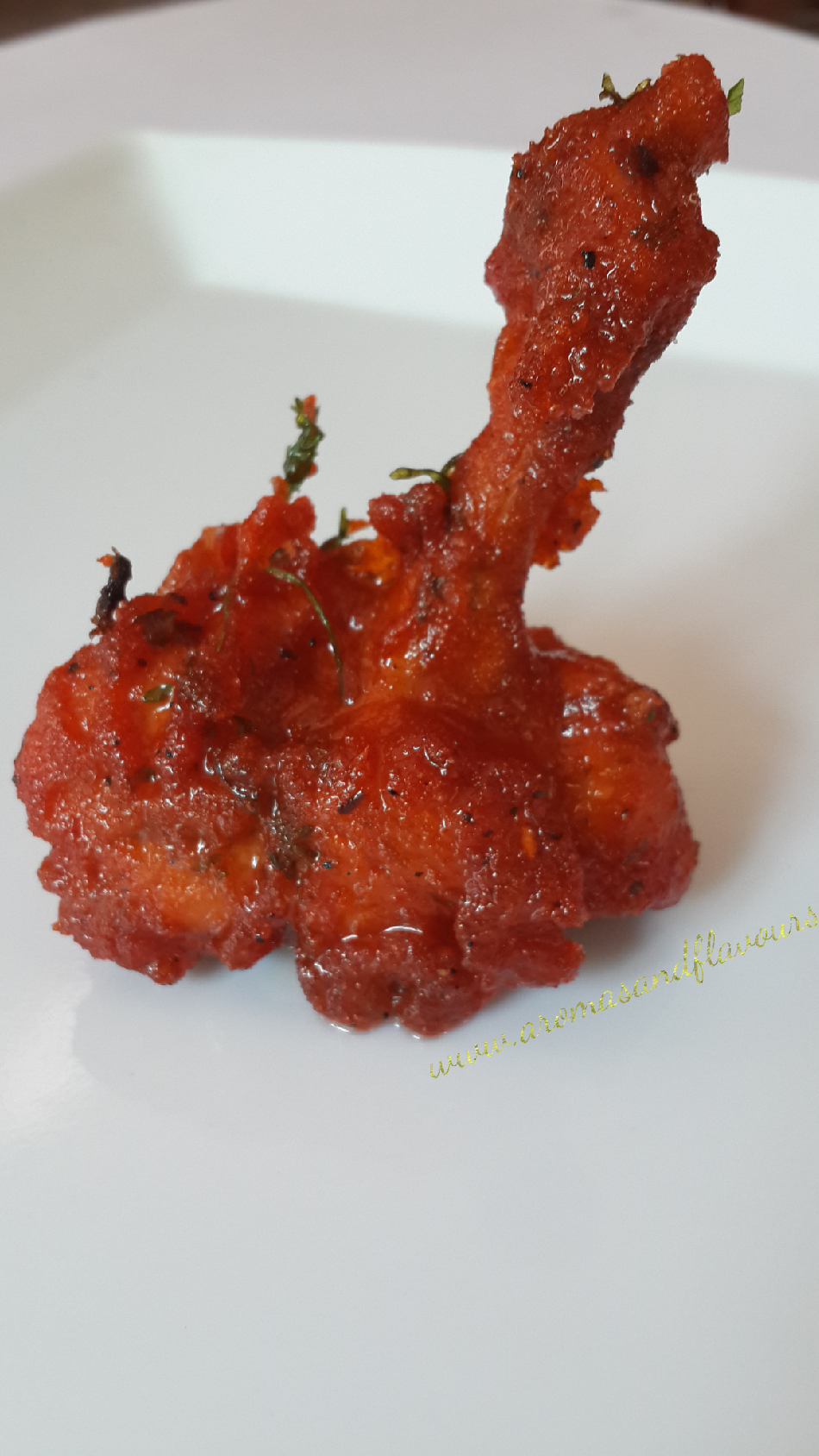 Juicy chicken lollipops just for you
