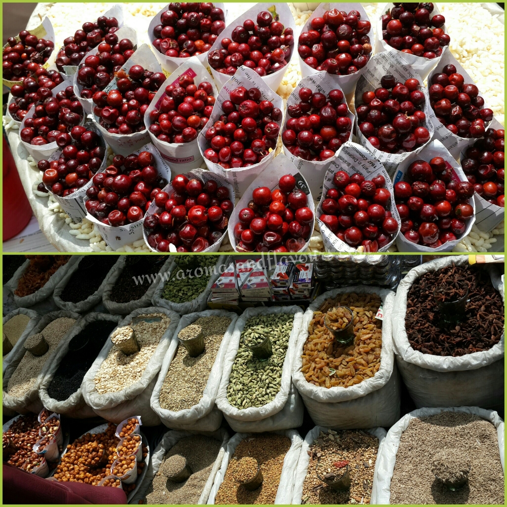berries and spices