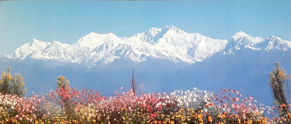 Kangchenjunga(third highest mountain in the world) from Darjeeling